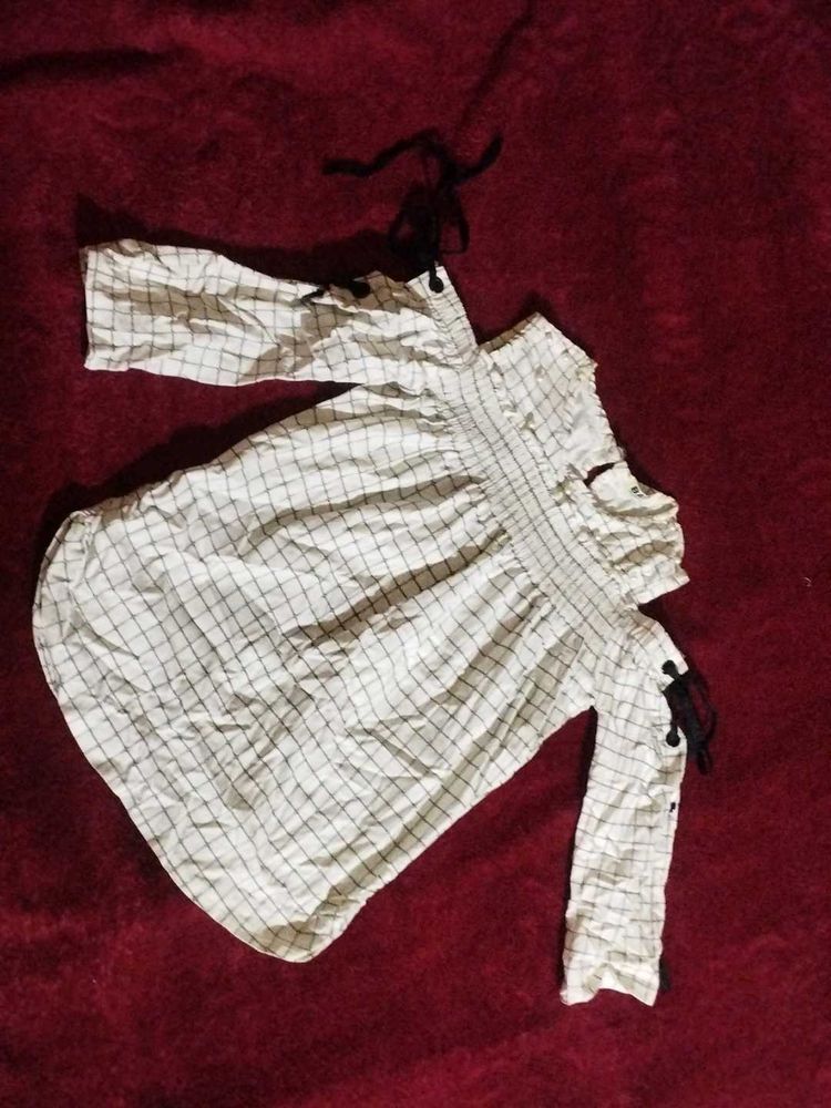 Checked Casual Top