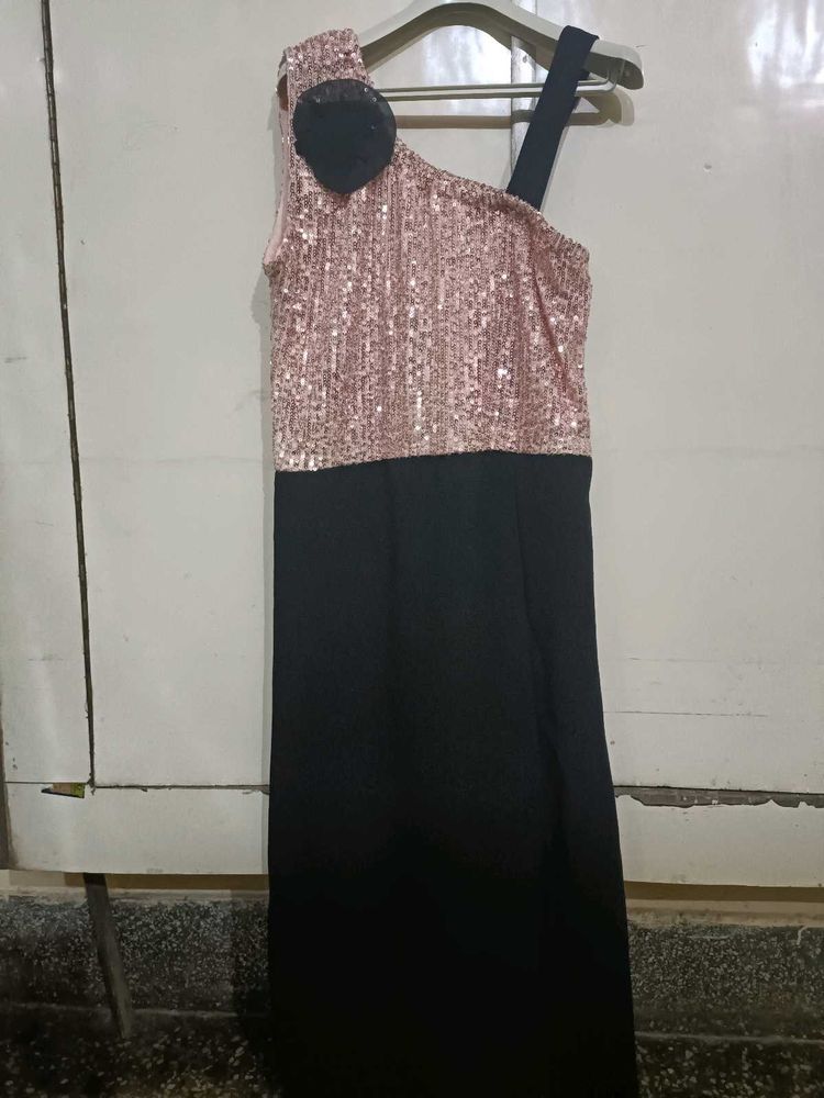 Korean Sequence Midi Bodycon Dress