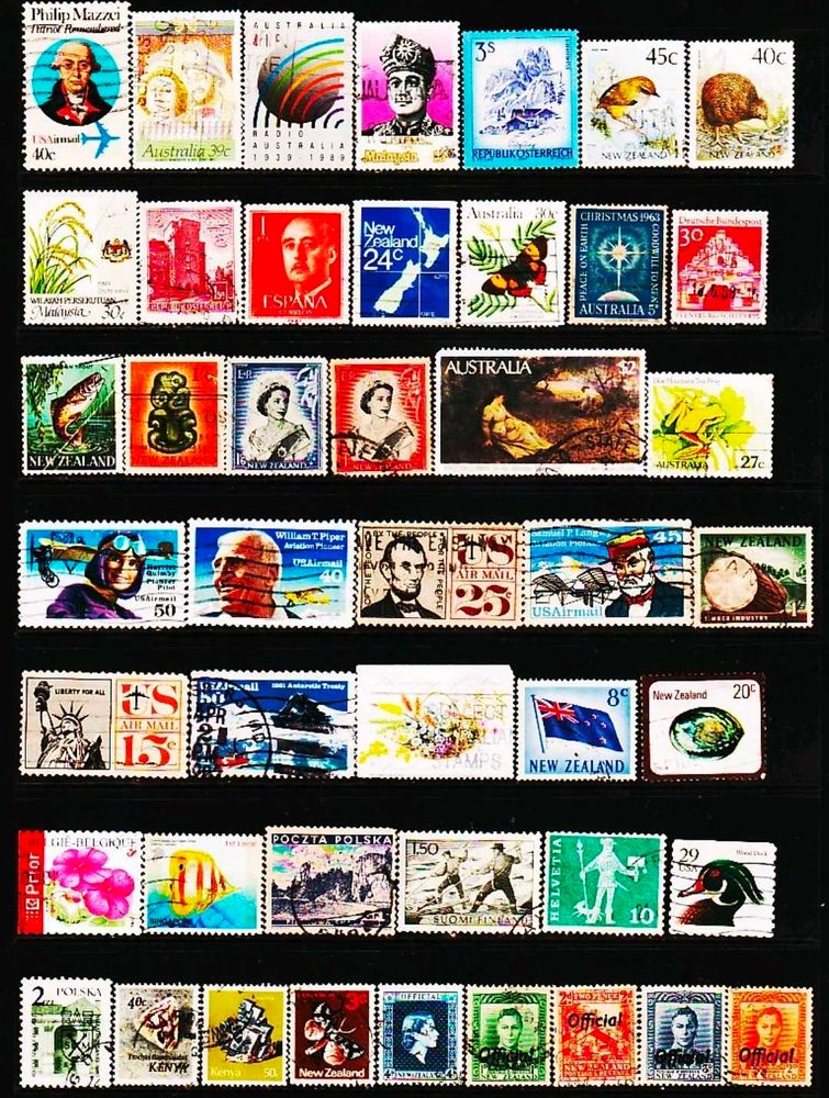 WORLDWIDE 100 DIFFERENT USED STAMPS
