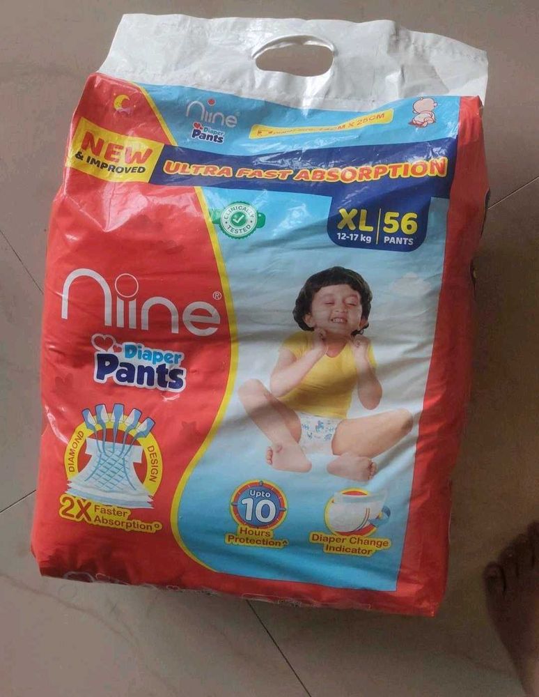 Nine Diaper Pants XL (56 Count)