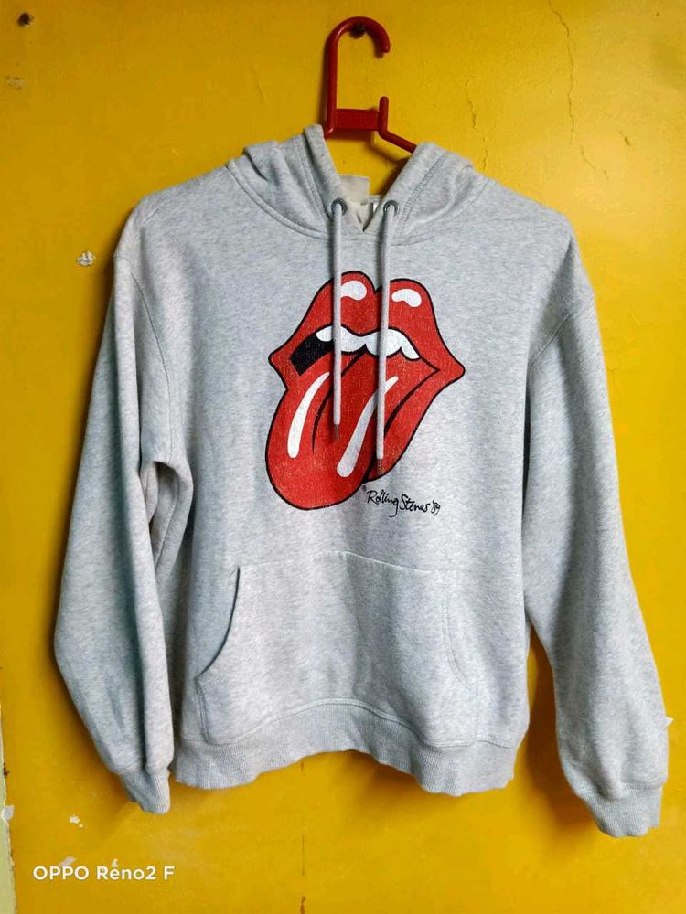cropped Rolling Stones hodie