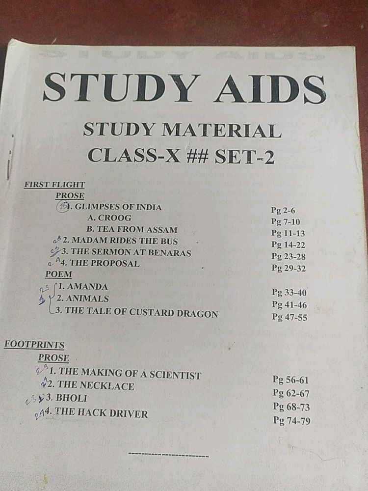 Class 10 English Summary+answer Questions