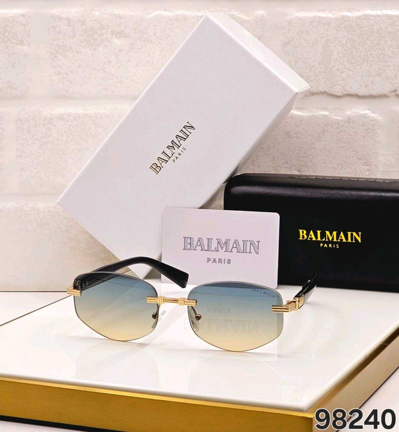 Balmain Paris Rimless Sunglasses