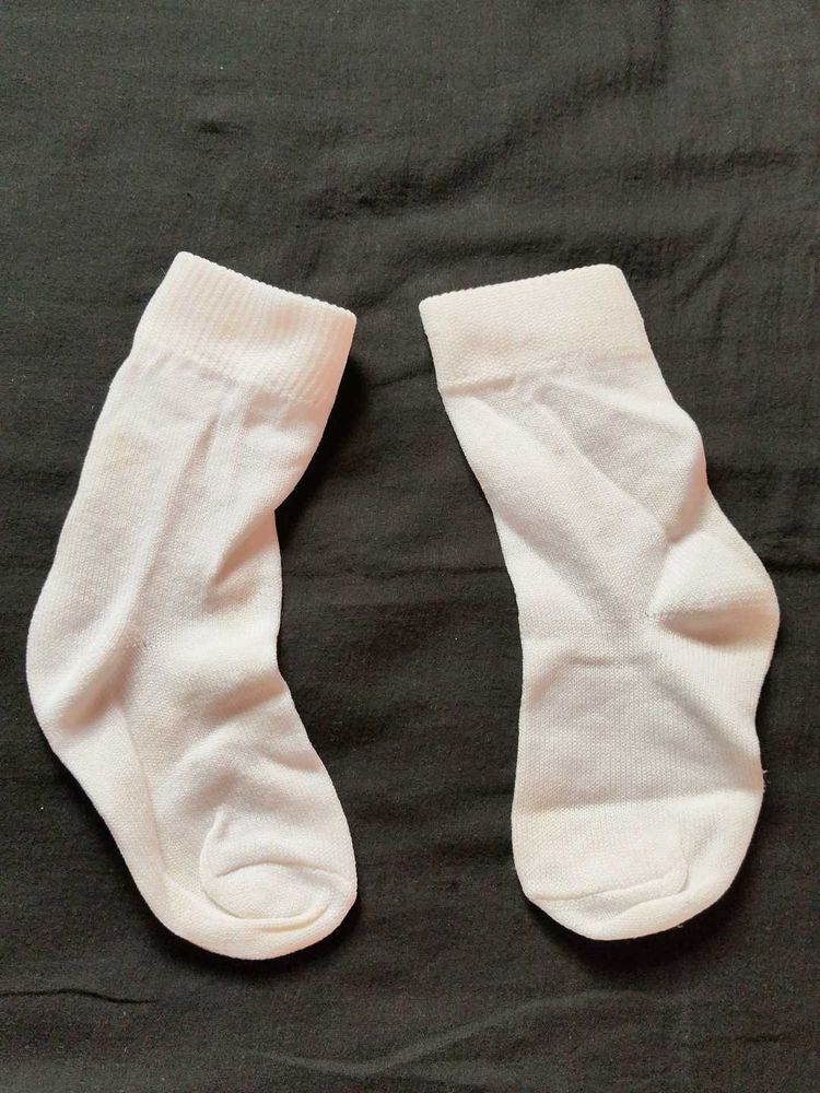White Baby Socks