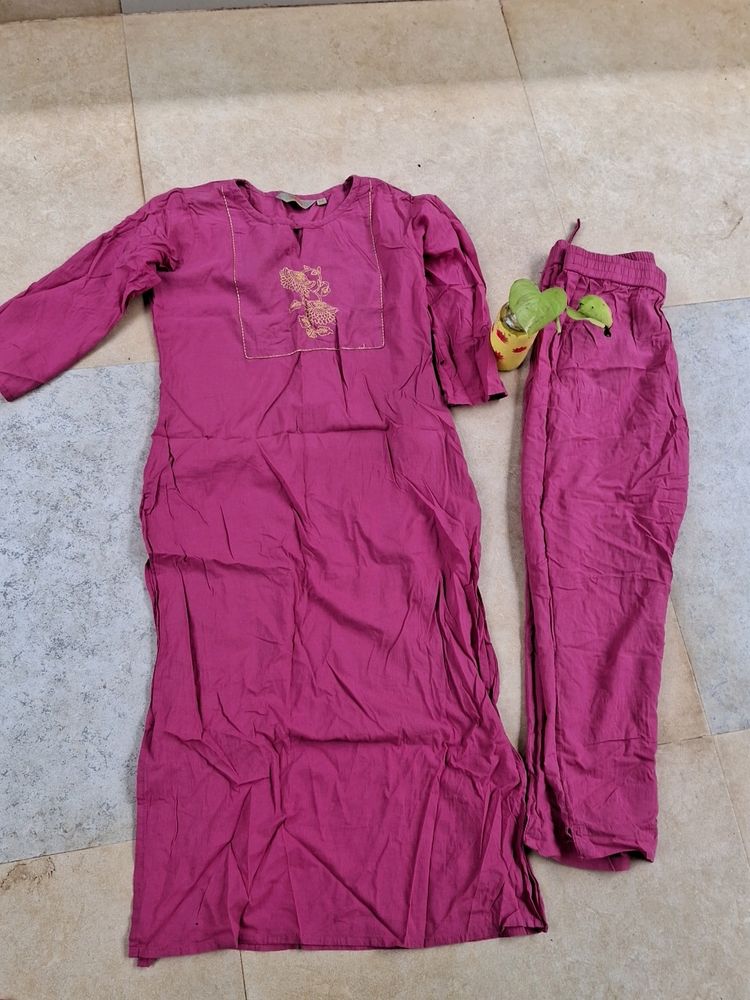 Pink Kurta