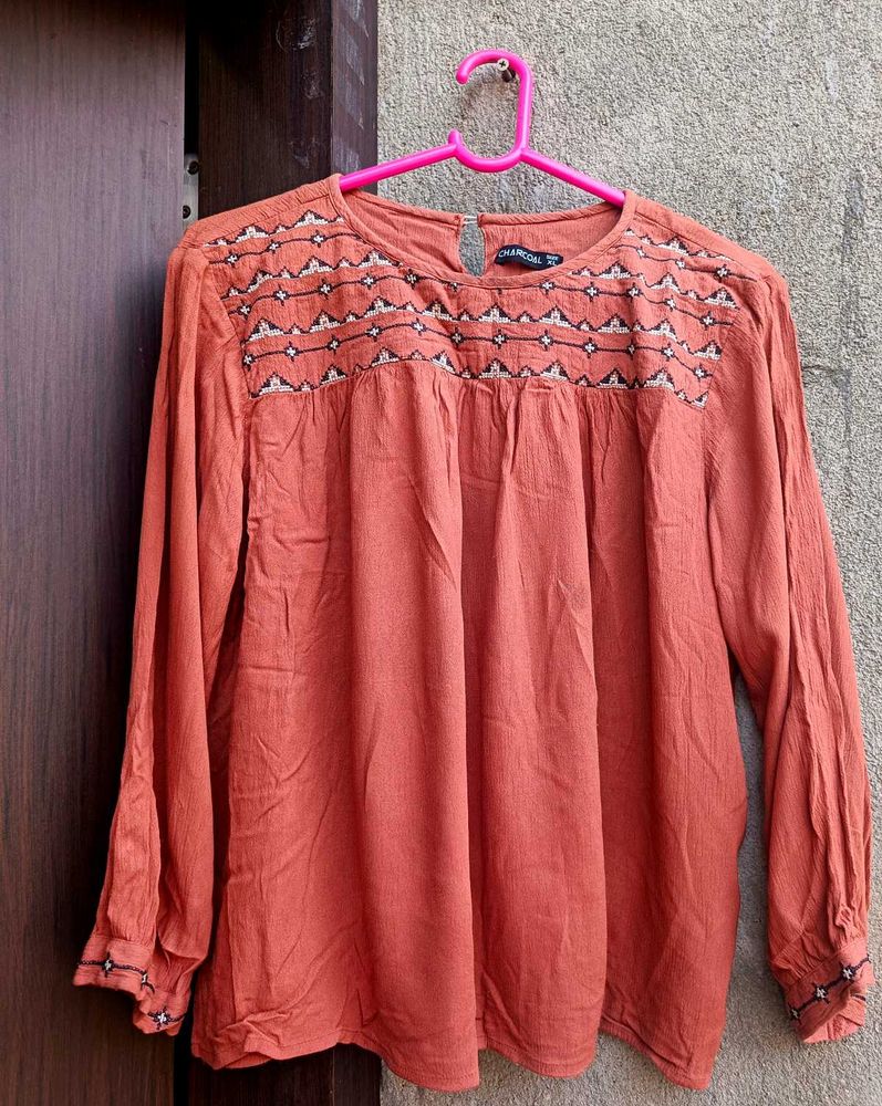 Cute Embroidery Top