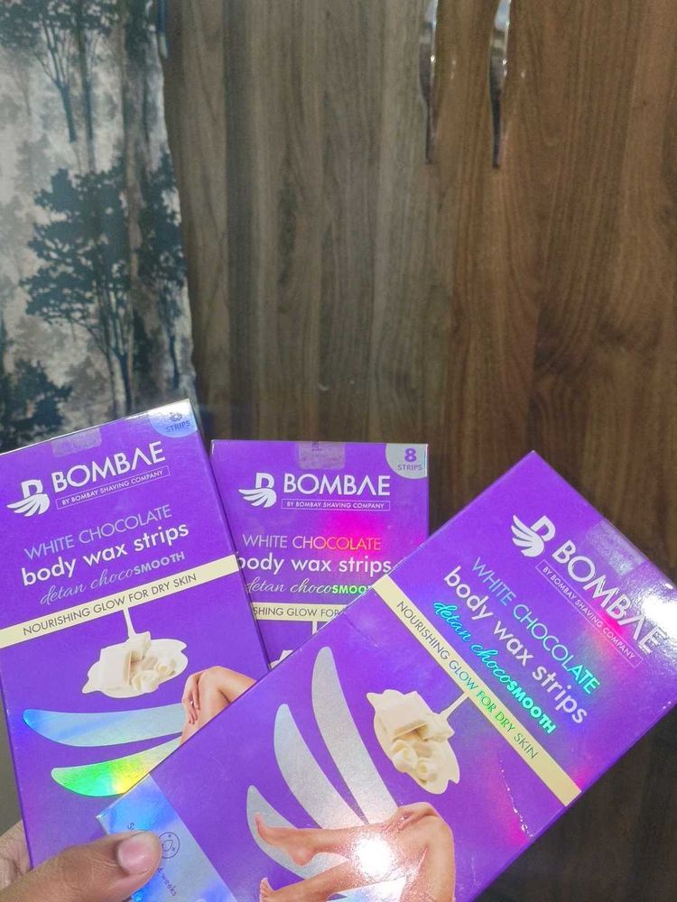 Bombae White Chocolate Body Wax Strips