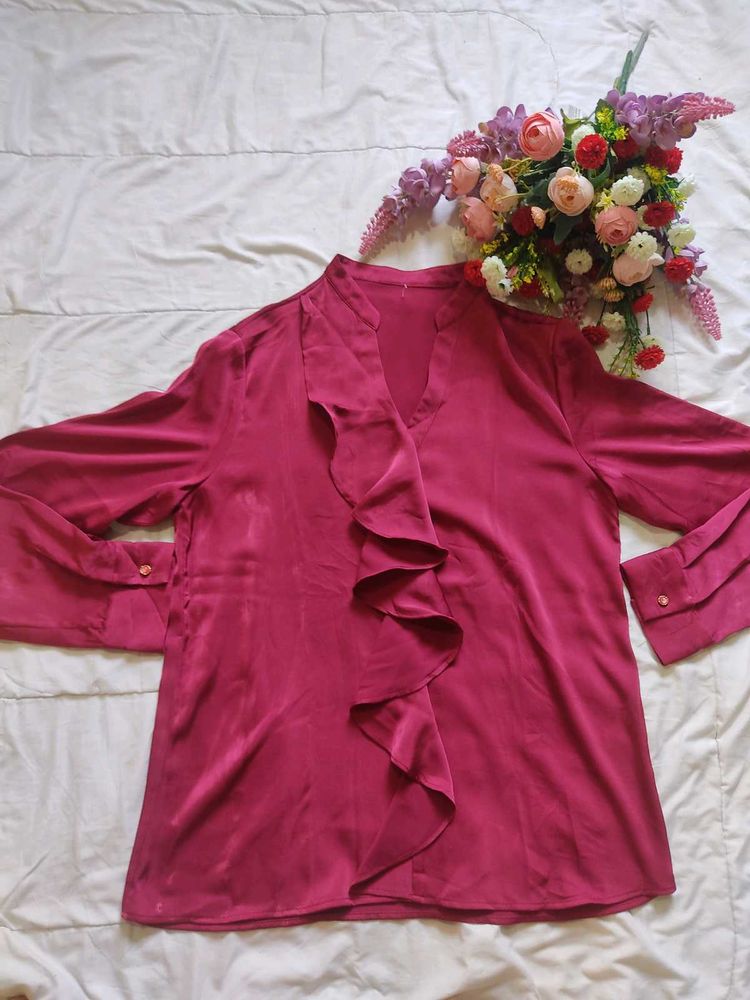 Elegant Ruffled Blouse