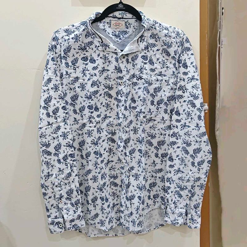 Lee Cooper Floral Print Casual Shirt