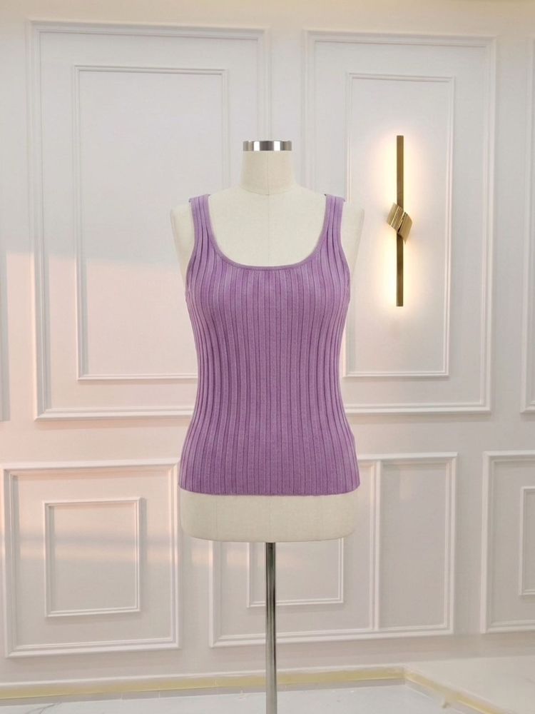 Ribbed Knit Tank Top