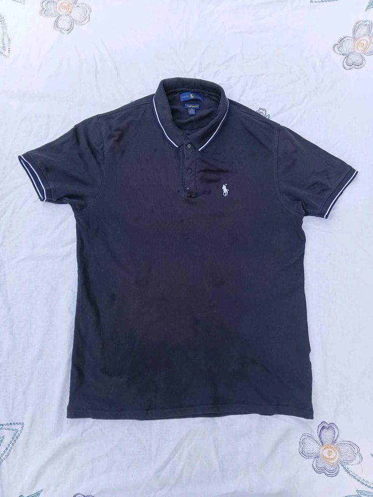 Men's Black Polo T-Shirt