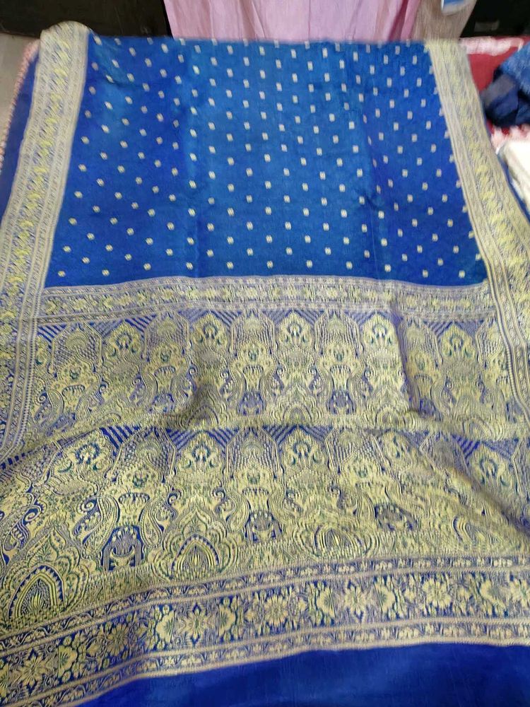 mulberry silk banarsi saree