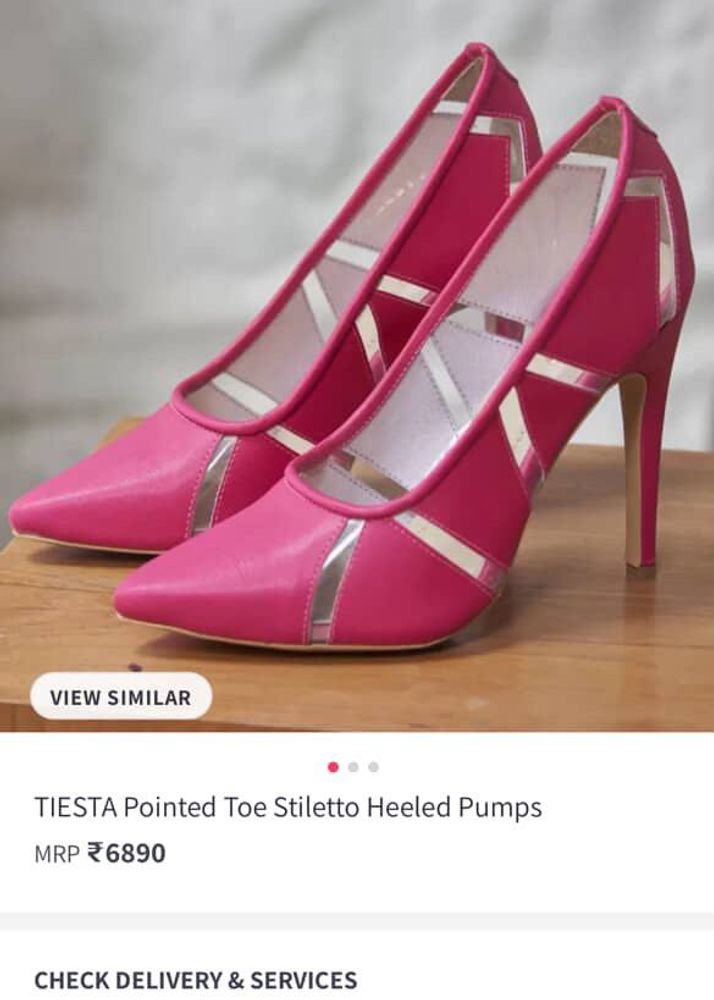 Tiesta Brand Hot Pink Heels