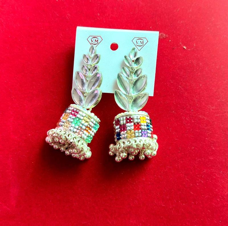 Long Jhumka Earrings