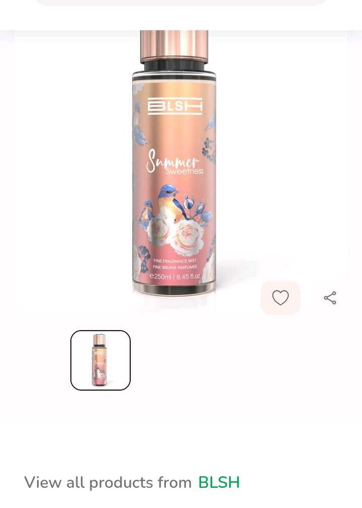 BLSH Summer Sweetness Fragrance Mist