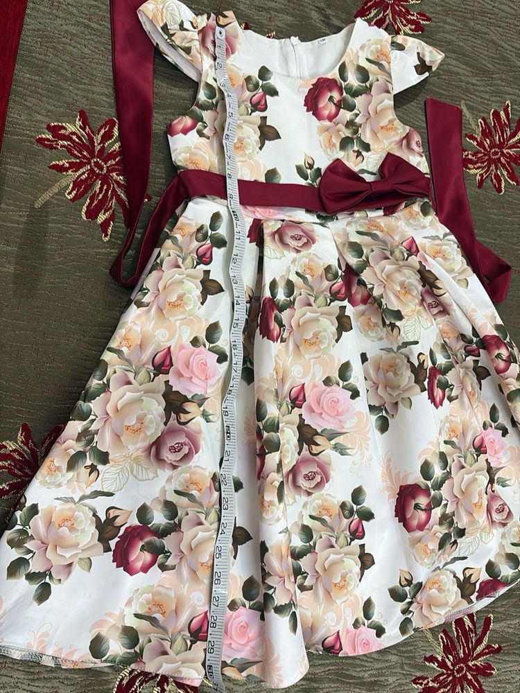 Floral Print Party Dress