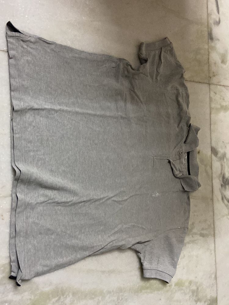 Grey Polo Shirt - Casual Style