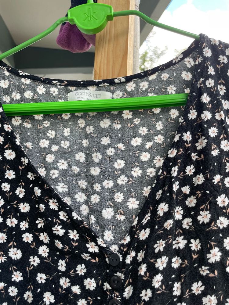 Chic Floral Print Mini Dress