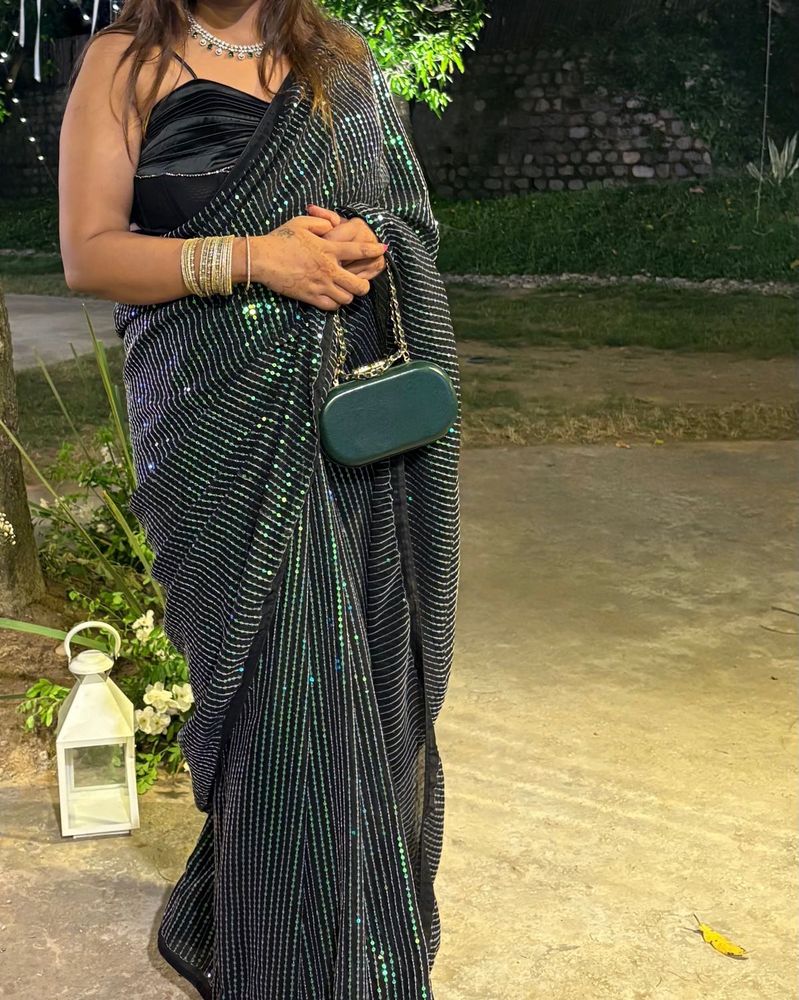 Stunning Sequin Saree