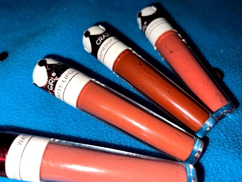 set of 5 Nude / New Waterproof Liquid Lipstick