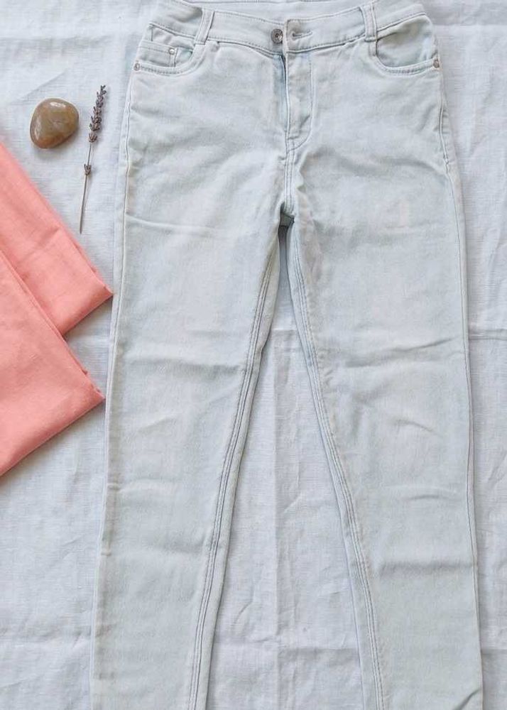 Light Wash Slim-Fit Jeans