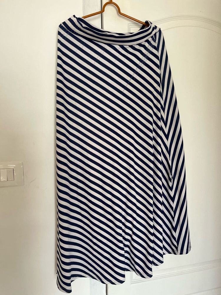 Striped Maxi Skirt
