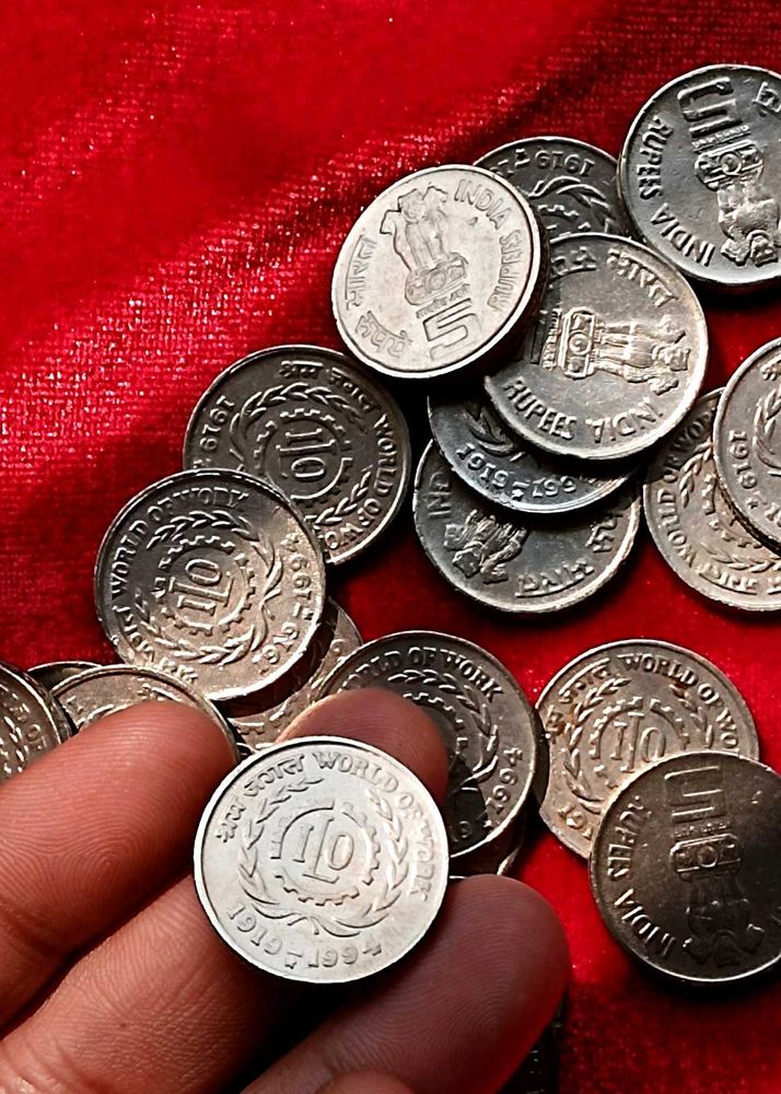 💥RARE LOT OF 5 RUPEE'S ILO HYDERABAD 💥