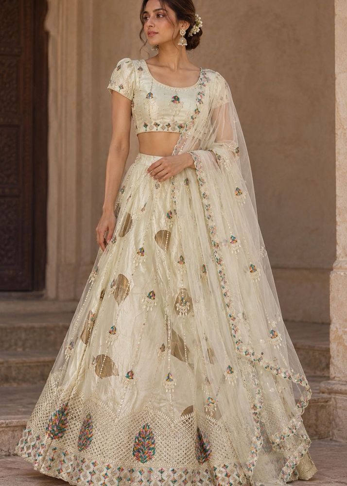 Festive Lehenga Choli set with Net dupatta