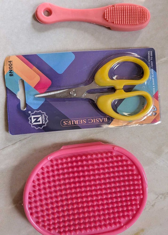 Nail Care Set with Scissors &amp; Brushes