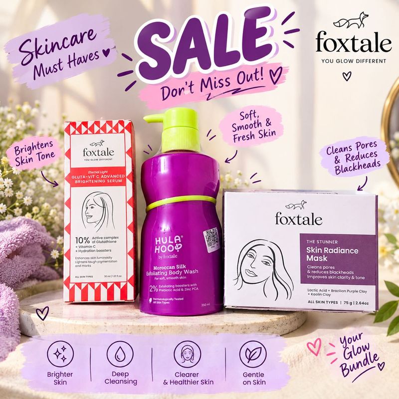 Foxtale Skincare Bundle😍Glow Kit