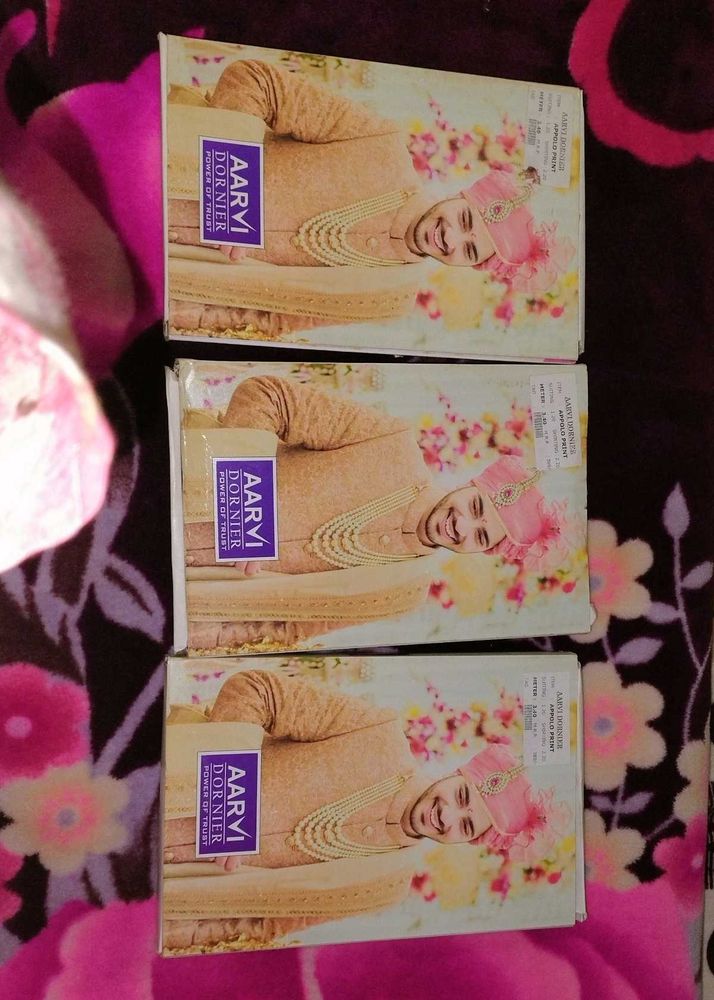 Aarvi Dornier pant shirt Set Pack Of 3