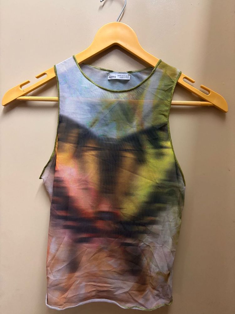 bershka graphic top