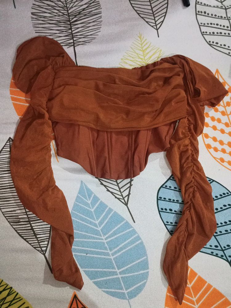 Pullover Off shoulder Top