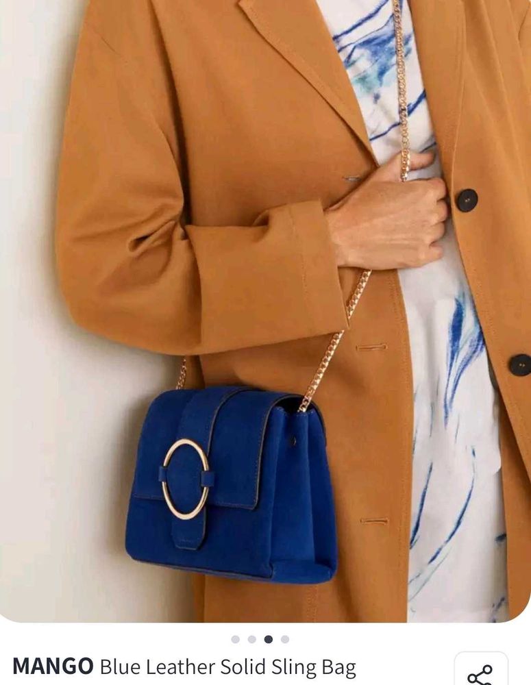 MANGO ELECTRIC BLUE Bag