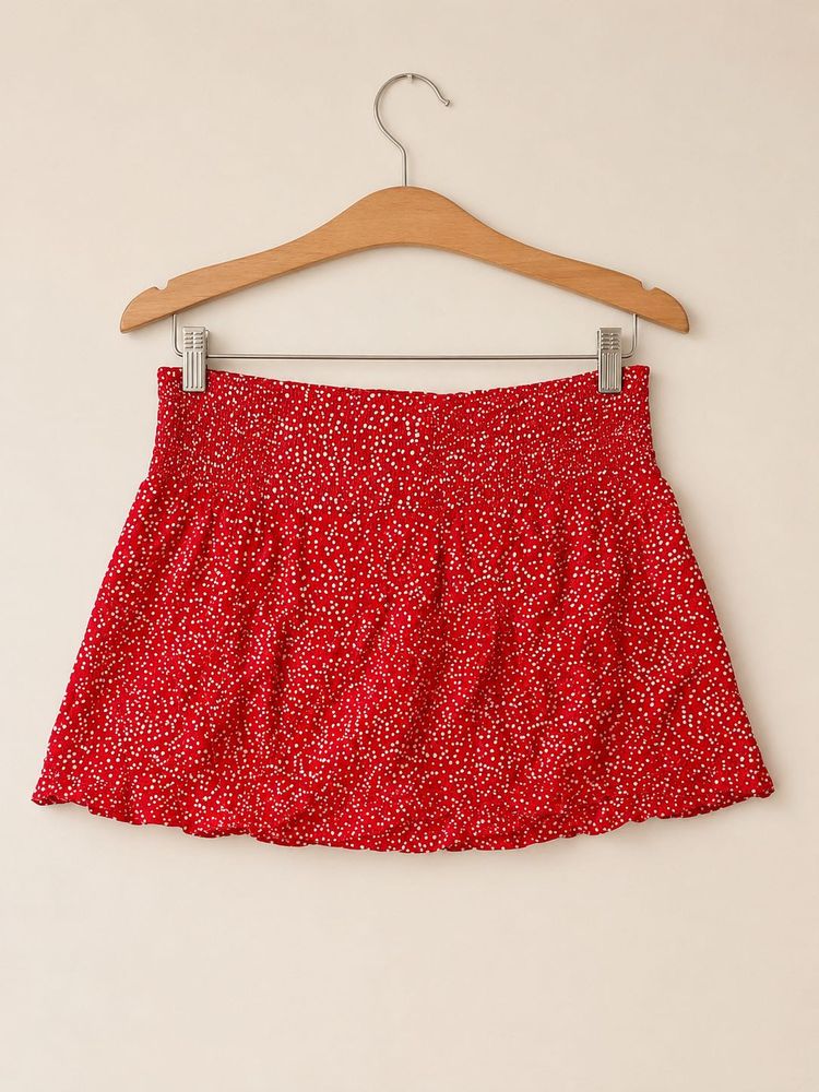 GAP Red Polka Dot Mini Skirt