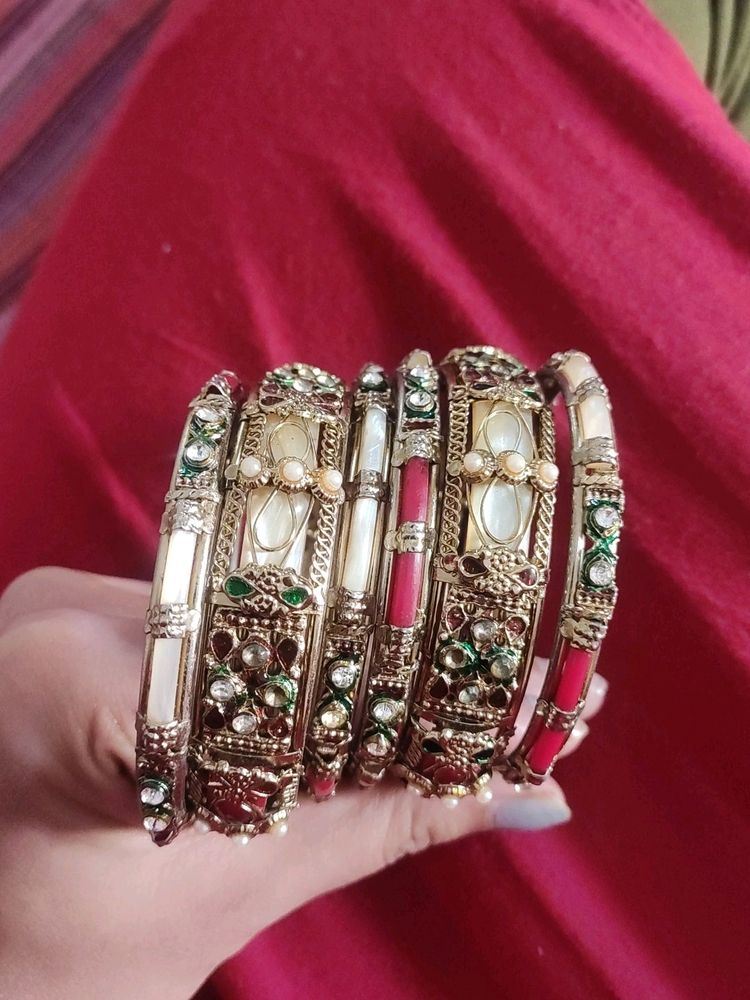 Metal Bangle Set... Kangan Set