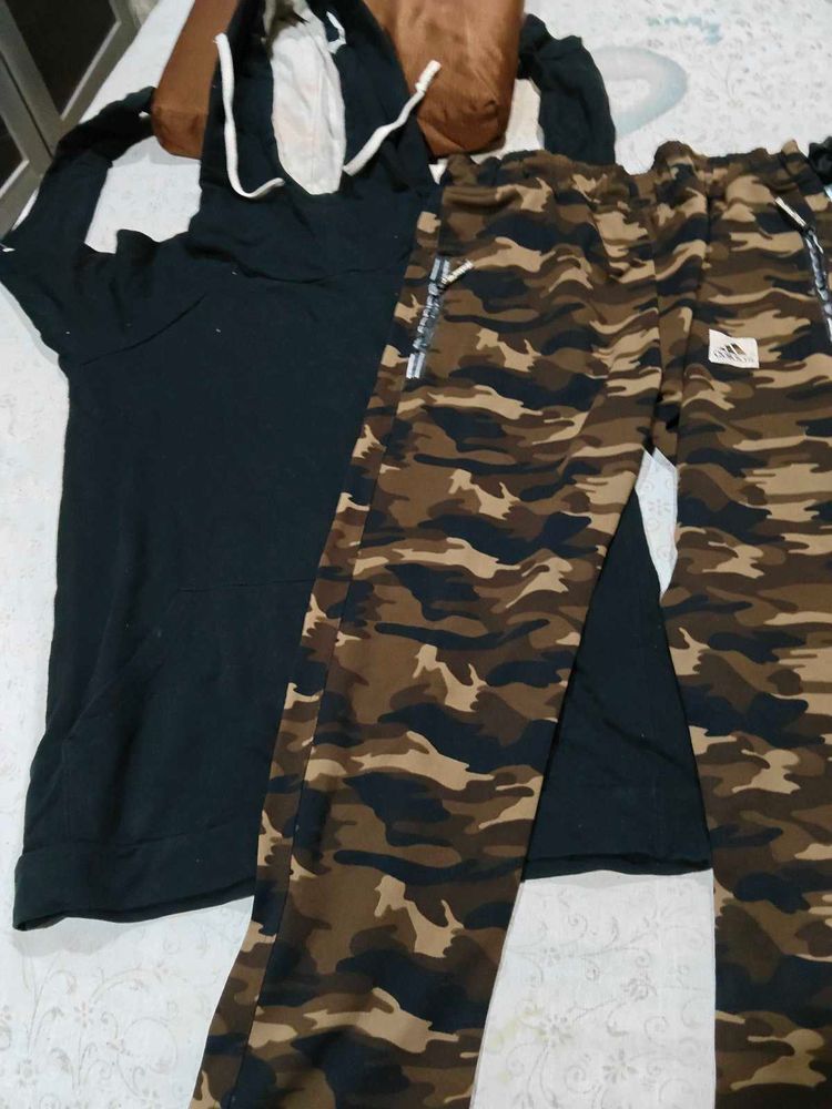 Stylish Hoodie and Camo Pants free