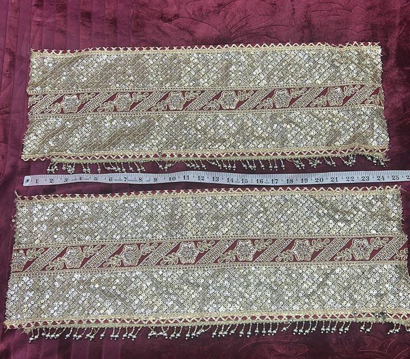 sabyasachi style kurti lace border