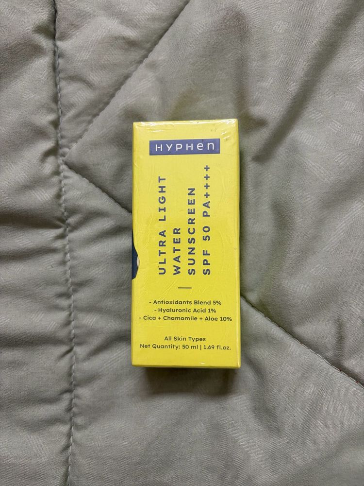 Hyphen Ultra Light Water Sunscreen SPF 50 PA++++