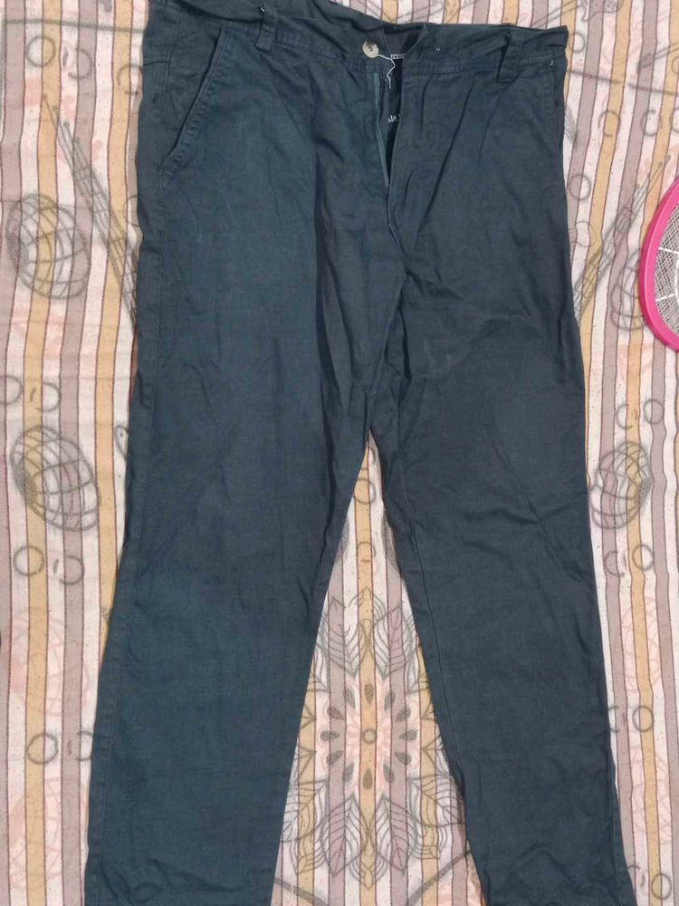 Men's Casual Dark Blue Pants