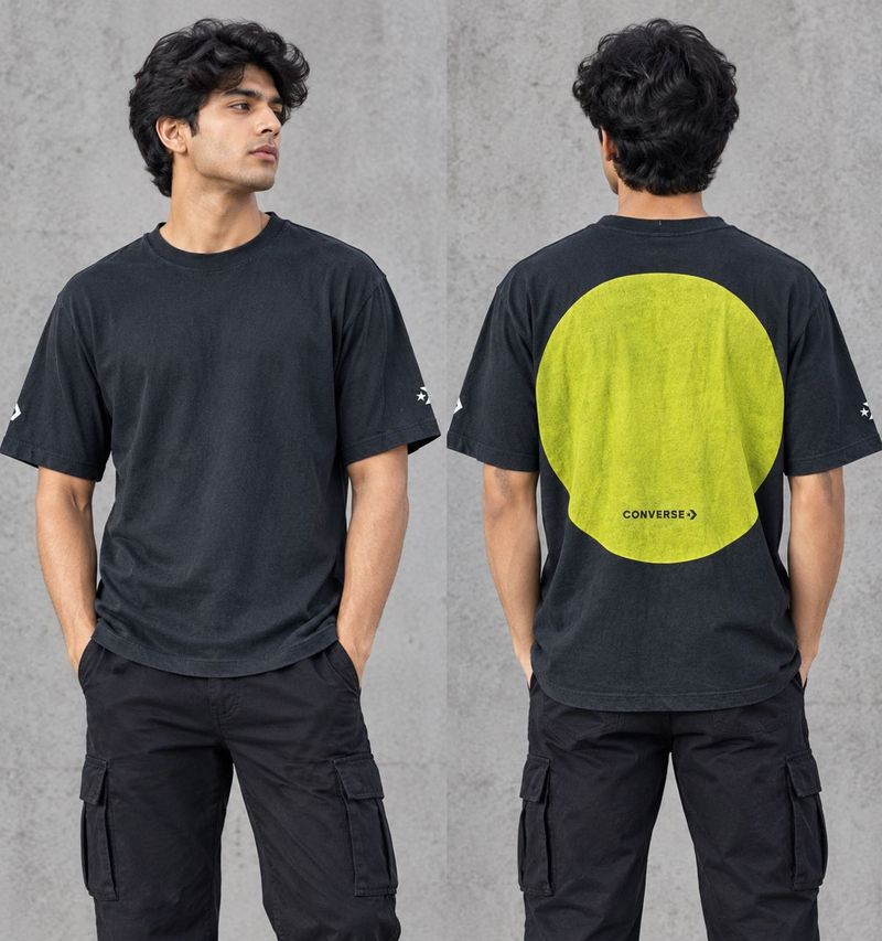 Converse Oversized Black T-Shirt