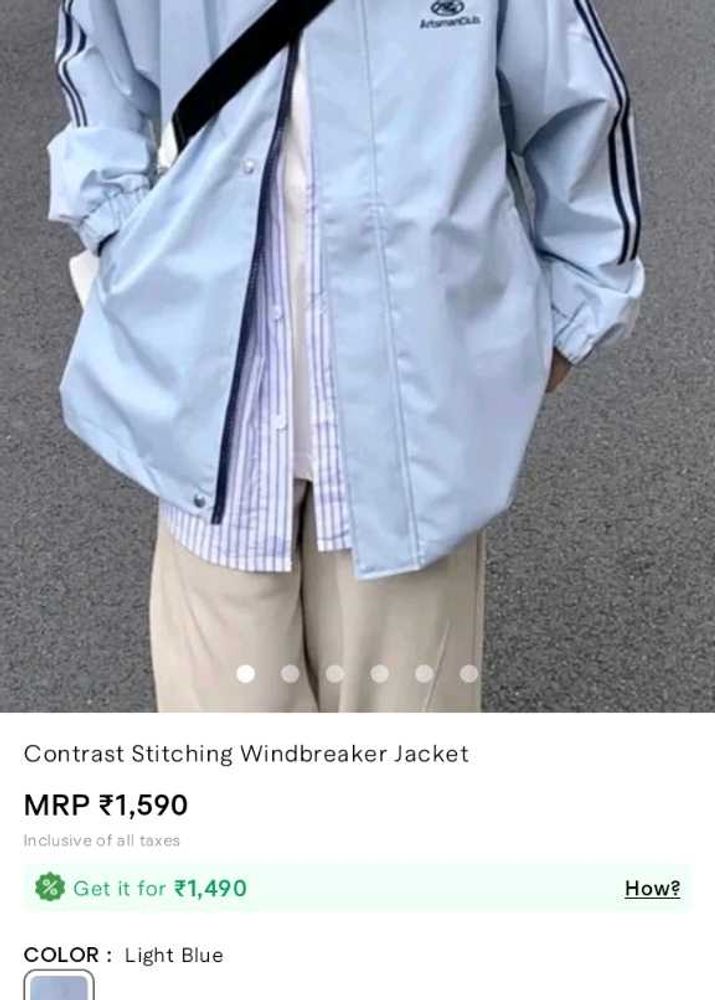 Sporting Club Light Blue Jacket