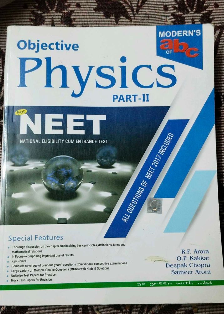 Objective Physics Part-II for NEET