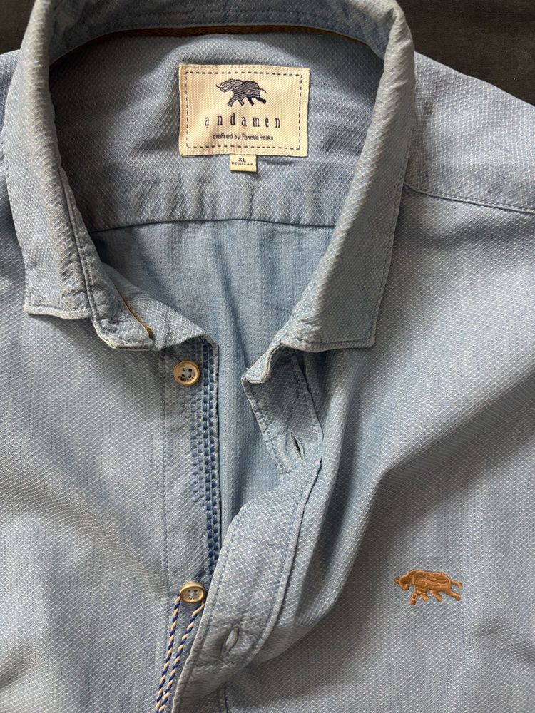 Andamen Vintage Blue Shirt – With Original Tag