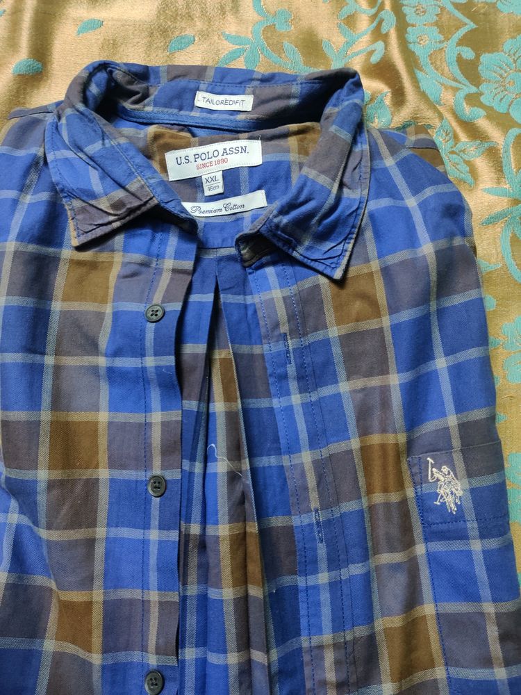 U.S. Polo Assn. Full Slleves Shirt For Men (3xl)