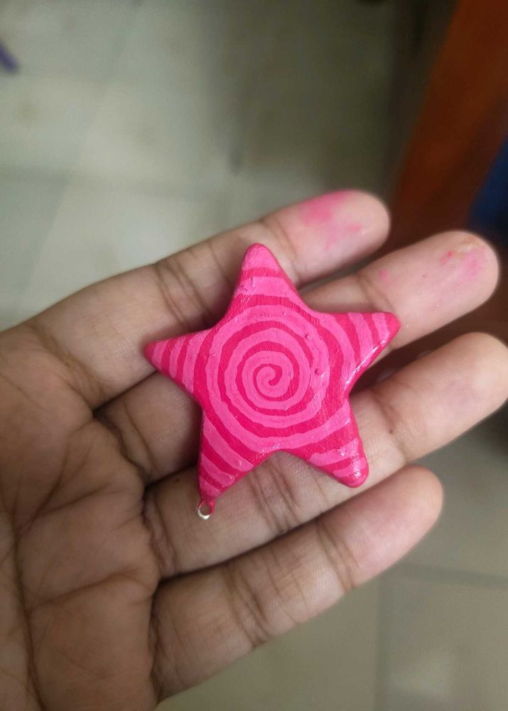 Hypnotic Swirl Star Necklaces