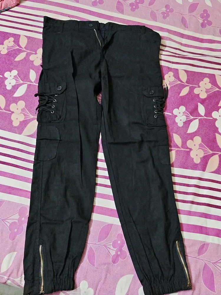 Black Cargo Pants