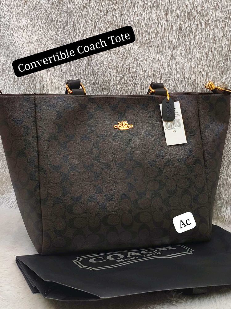 Coach Convertible  BrownTote Bag