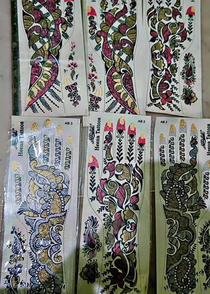 Henna Tattoo Stickers