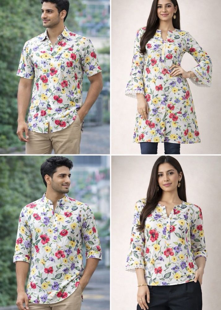 Smart and Vibrant Unisex Unstiched Fabric Style 4